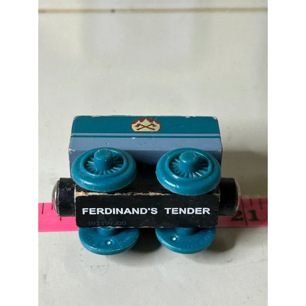 Thomas & Friends Wooden Railway Ferdinand's Tender Blue Log Car Train 1921WJ00